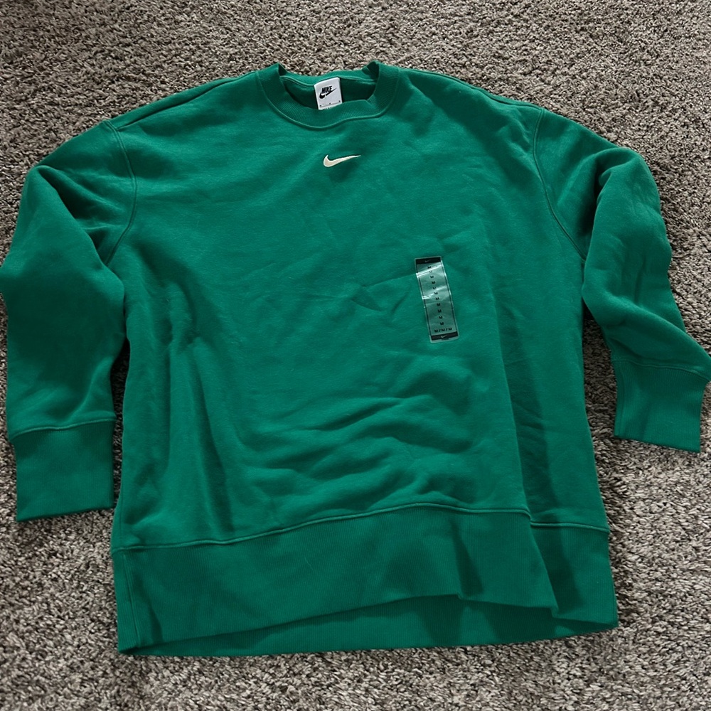 Green Nike crewneck